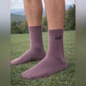 Men's Casual Purple Socks